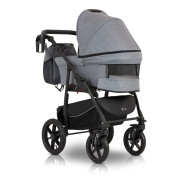 Verdi Sonic Comfort (Eco melna plume) Bērnu universālie rati 3in1 Verdi Sonic Comfort (Eco melna plume) Bērnu universālie rati 3in1